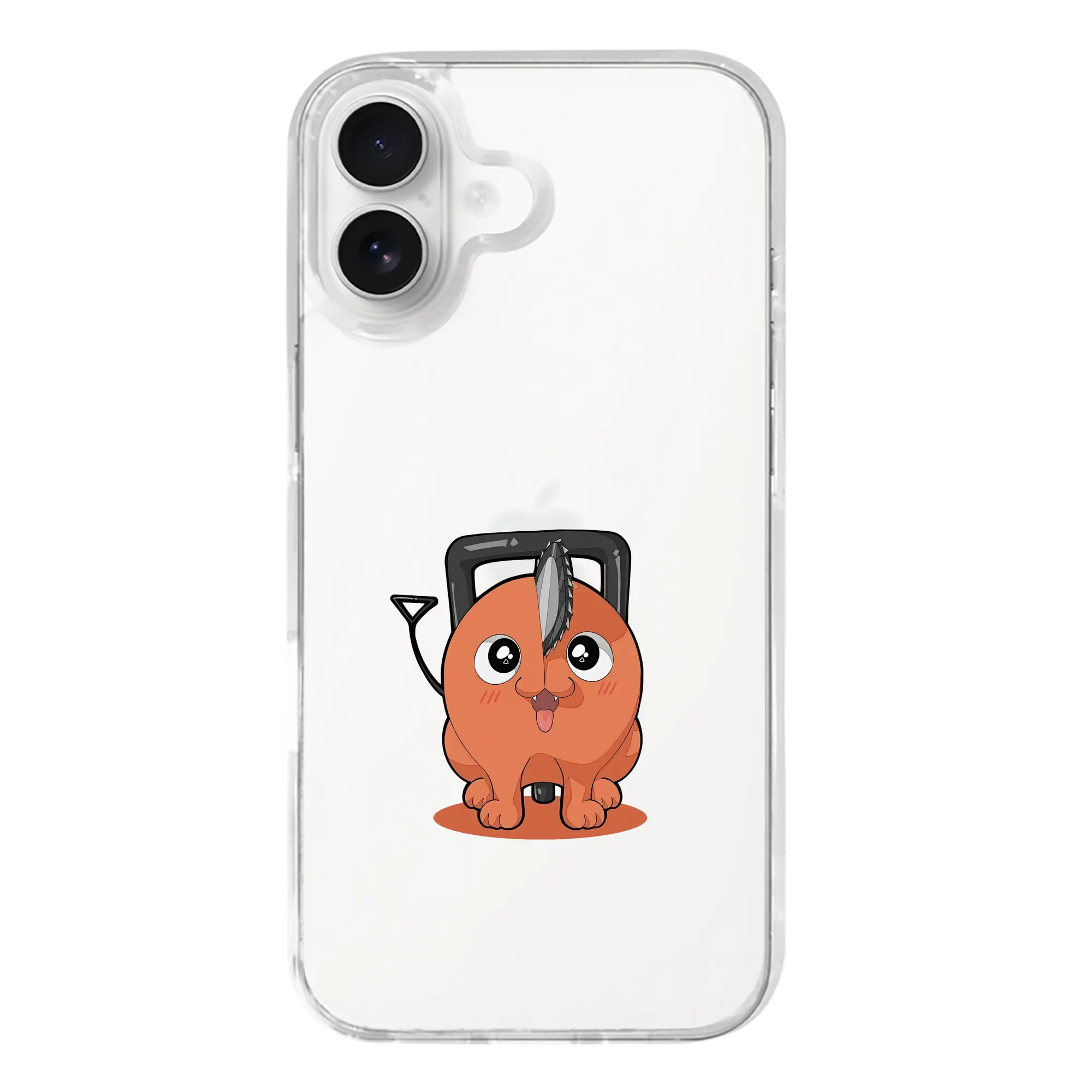 チェンソーマン グッズ,ポチタ - iPhone 17シリーズ 透明スマホケース – 薄型・耐衝撃・精密フィット保護カバー